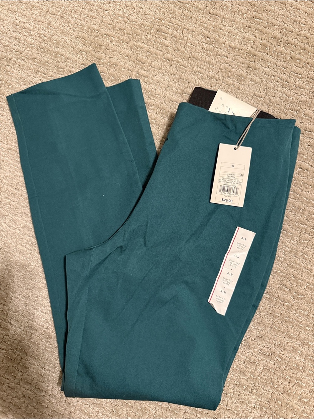 a new day Deep Teal Skinny Ankle Pants
